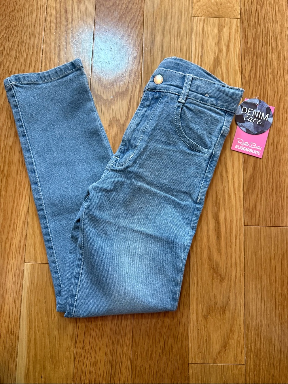 RuggedButts Denim Care Light Blue Kids Jeggings